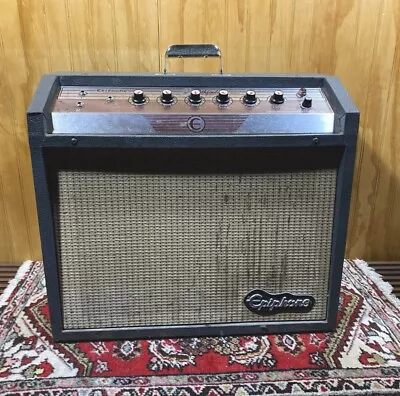 Scarce Vintage Epiphone Pathfinder Tube Guitar Amp Model Ea-28rvt Made: 1964/65 • $495