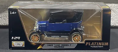 1925 Ford Model T Touring Sedan Platinum Collection  1;24 Die Cast Model Blue • $49.99