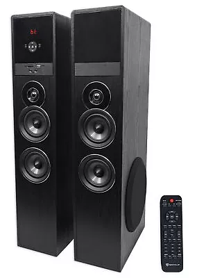 Tower Speaker Home Theater System+8  Sub For Vizio D-Series Television TV-Black • $279.95