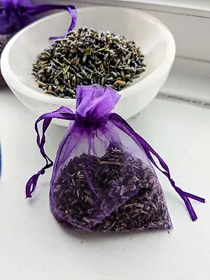 8 X Dried Lavender Bags - Natural Moth Insect Repellent/Car Freshener Sleep • £7.99