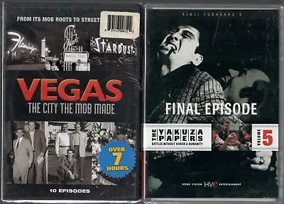 Vegas: The City The Mob Made + Final Episode Of The Yakuza Papers DVD- BRAND NEW • $8