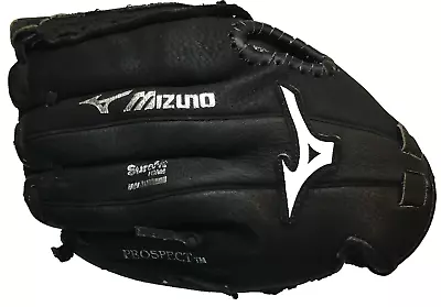 Mizuno GPP1075Y1 Glove Black 10.75  RHT Leather Prospect Tartan Flex Basket Web • $18.95