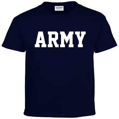 US ARMY Physical Training Military PT T Shirt  24 Color Combinations 8 Sizes  • $10.99