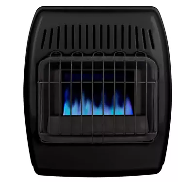 10000 BTU Liquid Propane Blue Flame Ice House Vent Free Wall Heater Black • $194.99