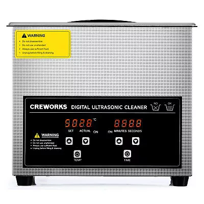 3L Stainless Steel Ultrasonic Cleaner 60W Sonic Cavitation Machine With Heater • $33.98