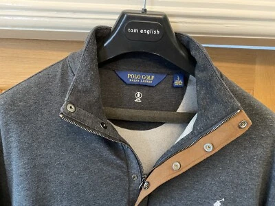 £15 • Buy Ralph Lauren /Polo Golf 1/4 Zip Top Grey Size Large VGC