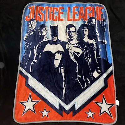 DC Justice League Plush Throw Blanket Batman Superman Aquaman Flash 40  X 50  • $8.99