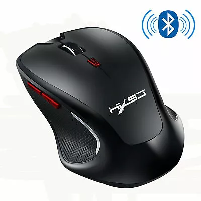 Bluetooth Wireless Mouse 2400DPI Mini Mice For Windows Mac OS Tablet PC Laptop • £10