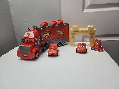 Mega Bloks Disney Pixar Cars #7769 Mack And McQueen And #7767 Piston Cup Sets • $50