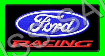 FORD RACING EMBROIDERED PATCH IRON/SEW ON~5  X 2-3/8  FORMULA 1 NASCAR GT RALLY • $13