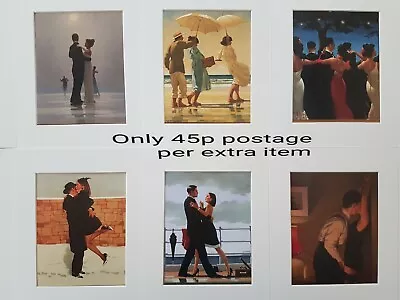 £3.79 • Buy Jack Vettriano Mounted Art Prints Ivory 10  X 8  Choose From 60 Full Range NEW