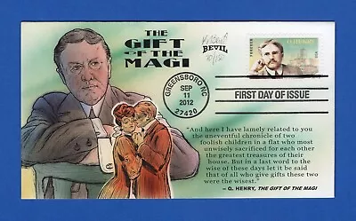 Scott 4705 William Sydney Porter O. Henry Hand Painted First Day Cover By Bevil  • $10.99