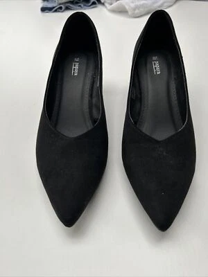 £3 • Buy Matalan Black Kitten Heel Shoes - Size 4 (EU37)