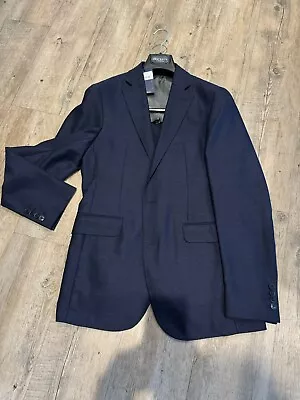 New Men's Hackett Wool Basketweave Jacket / Blazer In Bright Navy (38L) • £16