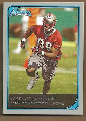 Manny Lawson 2006 Bowman #145 RC Rookie San Francisco 49ers Wolfpack • $1.60