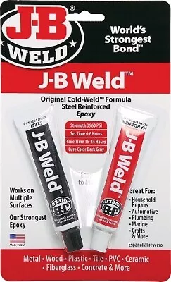 JB Weld High Strength Metal Filled Epoxy Adhesive • $21.95