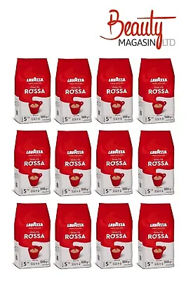 12 X Lavazza Qualita Rossa Coffee Beans - 1kg (Pack Of 12) • £114.99