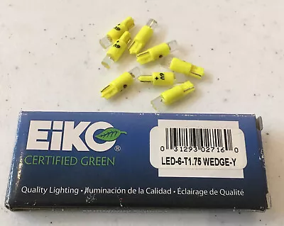 [18 Pack]EIKO Wedge-Y Base Miniature Light Bulbs 6v .04 Watt .007 Amps T1.75 • $17.95