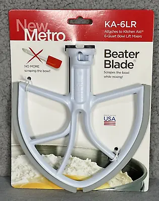New Metro KA-6LR Original Beater Blade Works W/ Most KitchenAid 6 Or 7 Qt Bowl-L • $23.95