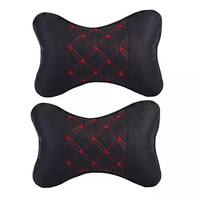 2Pcs Pp Cotton Car Neck Pillow Neck Pillow For Driving Car Headrest Cushion Z • £9.29