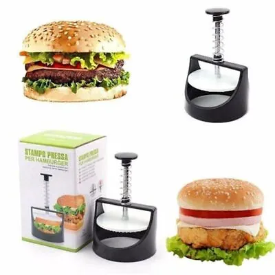 Quarter Pounder Patty Machine Non Stick Manual Burger Press  Burger Tools • £9.26