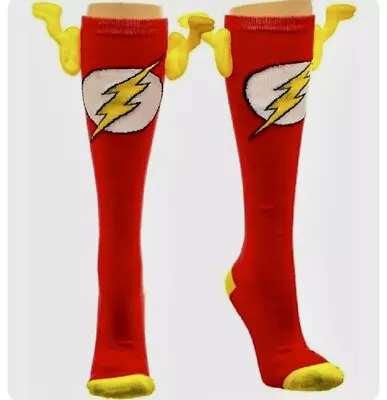 The Flash Knee High Socks With Wings New With Tags • $3.45