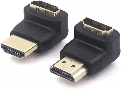VCE Combo HDMI 90 Degree And 270 Degree Right Angle Male To Female Adapter 3D&4K • $11