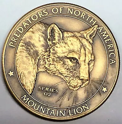 # C9450       No. American Hunting Club   Bronze    Medal Mountain Lion • $6.50