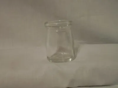 Vintage Miniature Milk Bottle Style Restaurant Creamer Clear Glass  • $5