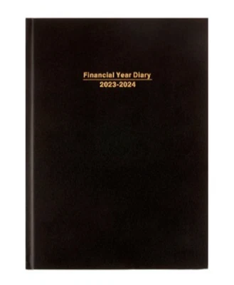 $10.90 • Buy 2023 2024 DATS Financial Year Diary A5 Week To View WTV Hardcover Black
