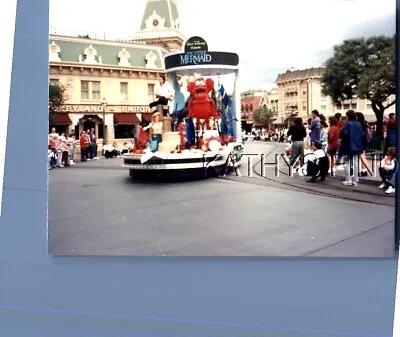 Found Color Photo N+2374 View Of The Mermaid Float At Disneyland • $3.98