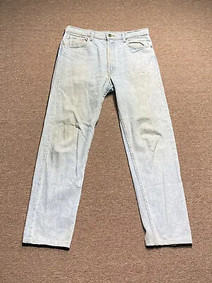 Vintage Levis 505 XX Jeans Made In USA Mens 36 Straight Leg Denim 36x32 VTG 80s • $28.95