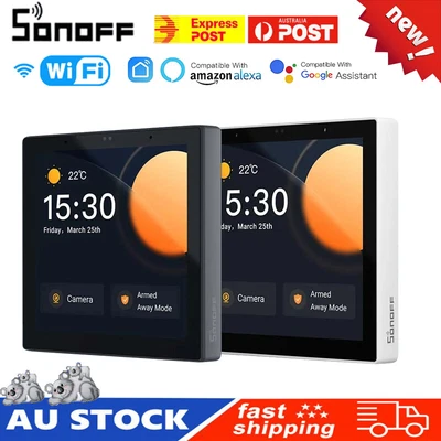 $17.99 • Buy SONOFF NSPanel86 PW Smart Scene Wall Switch Wifi Work With Alexa Google Home|AU+