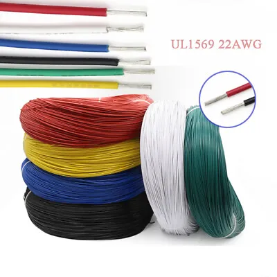 £2.39 • Buy Ul1569 22AWG Electronic Connecting Wire Single-core Multi-strand Flexible Wire 