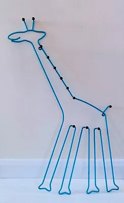 Vintage IKEA Sputnik Pop Art Atomic Design GIRAFFE Childrens COAT HOOKS • £50