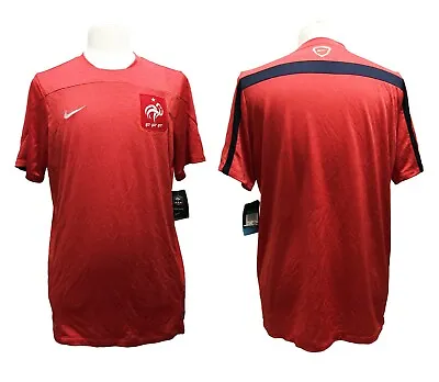 Nike France Soccer Jersey Dri Fit Mens Training Shirt 578733 $55 • $19.99