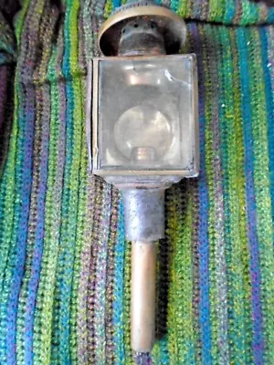 Antique Coach Lamp 18  High For Repair Or Display By Thomas Of Leominster • £40