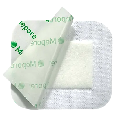 Mepore Self Adhesive Sterile Dressing 6cm X 7cm Cuts Burns Wounds First Aid • £3.49