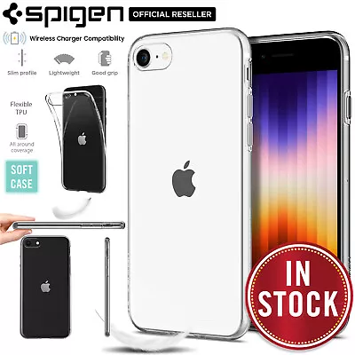 For Apple IPhone SE 3 2022 2020 8 7 Plus Case SPIGEN Liquid Crystal Flex Cover • $17.99