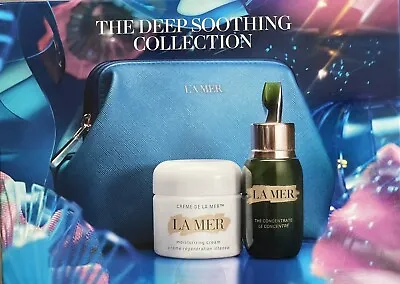 💠LA MER The Deep Soothing Collection: Moisturizing Cream + Concentrate + Bag • $419.99