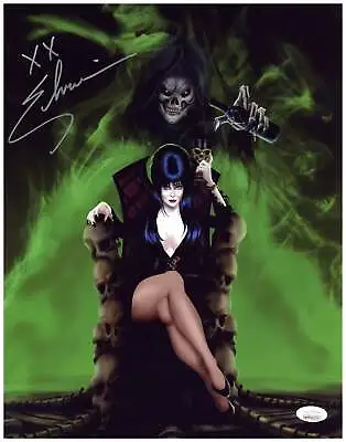 Elvira Signed 11x14 Photo Mistress Of The Dark Authentic Autographed JSA COA • $159.99