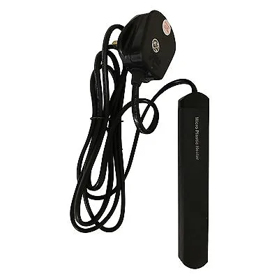 Micro Plastic Aquarium Fish Tank Heater Preset 25 Degrees For Small Nano Tanks • £14.99