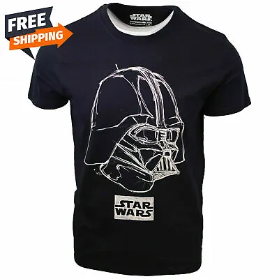 $9.43 • Buy Star Wars Men's Darth Vader Sketch Black S/S T-Shirt