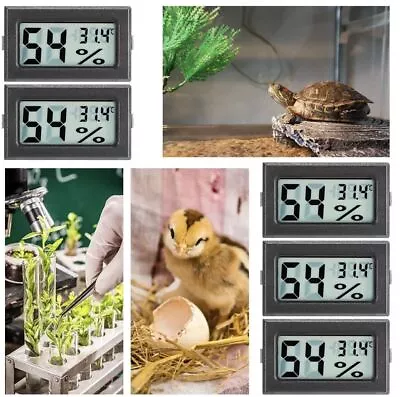 5 PCS Humidity Meter Mini Digital Indoor Thermometer Hygrometer Temperature US • $9.48