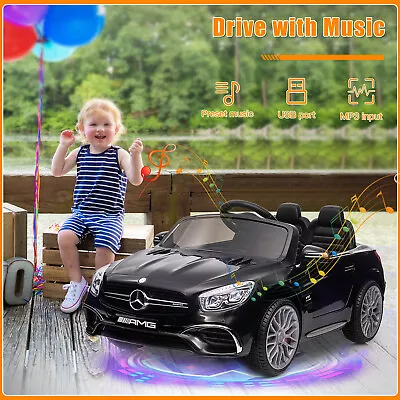 Kids Ride On Car Mercedes-Benz Licensed Electric Toy W/ Remote Control 2 Speeds • $185.99