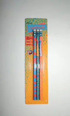 Vintage 1989 Super Shades 3 Pack School Pencils NOS Mead  1989 • $7.38