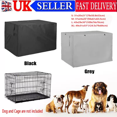 £19.93 • Buy S-XL Dog Cage Cover Medium Large 210D Oxford Heavy Duty Sun Proof Waterproof V*