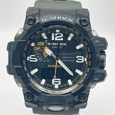 CASIO G-SHOCK MUDMASTER GWG-1000-1A3JF Black Resin Case With Green Resin 56.1mm • $747.52