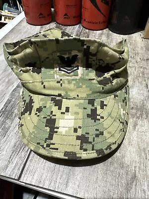 USMC Issued 8 Point Cover MARPAT Woodland Marine Corpsman Hat Cap • $17.99