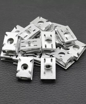 $12.82 • Buy 20Pcs Fender And Bumper Metal Molding Retainer Clip For VW & Audi N90959101